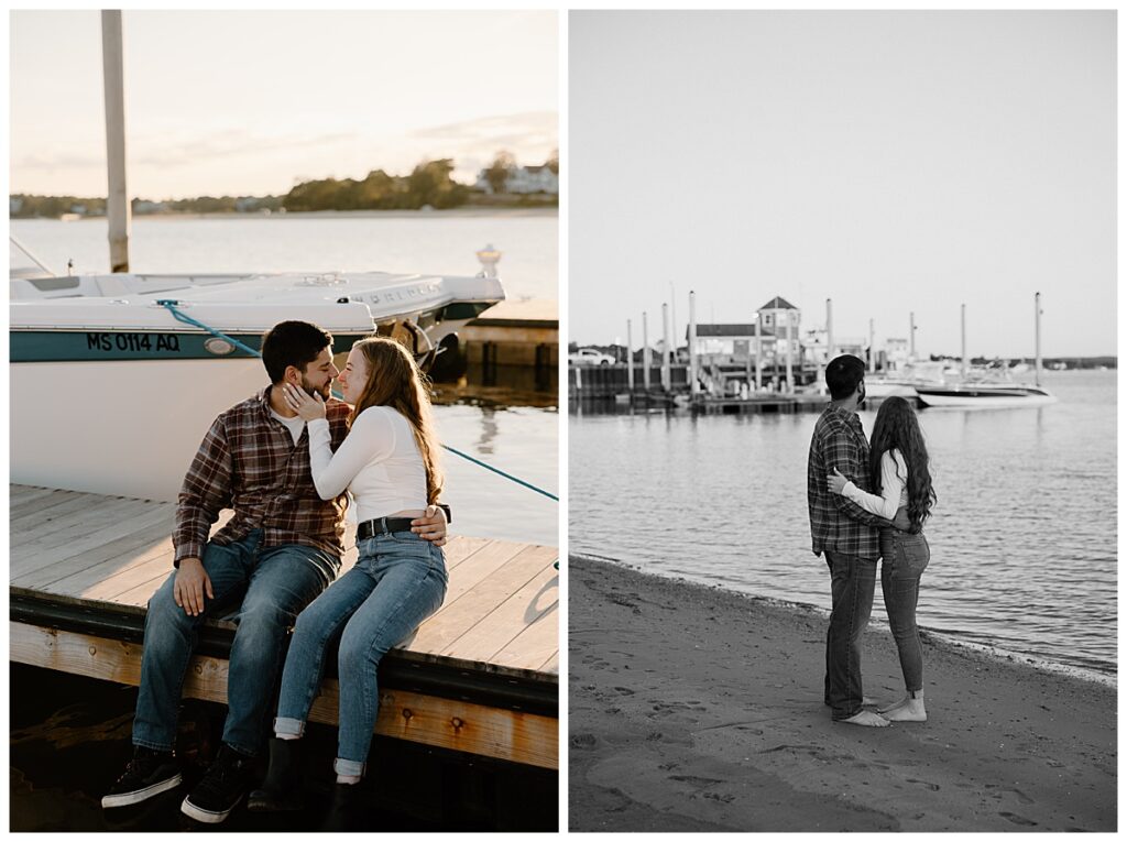 cape cod engagement, onset beach engagement, cape cod beach engagement