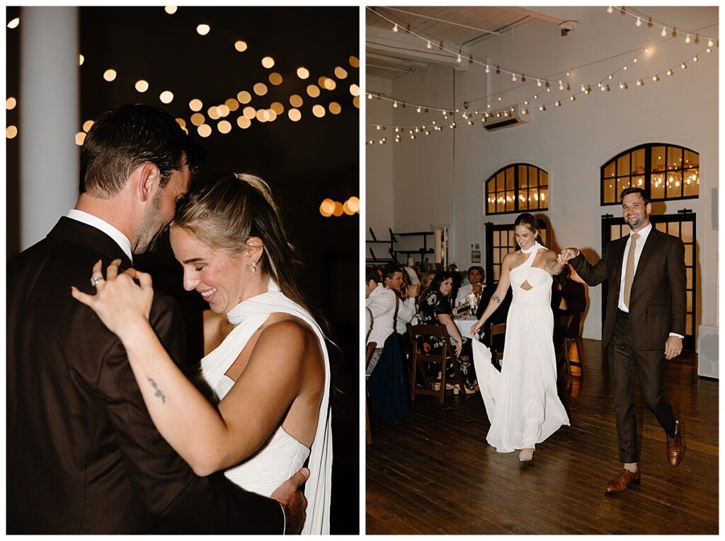 newlywed entrance wedding