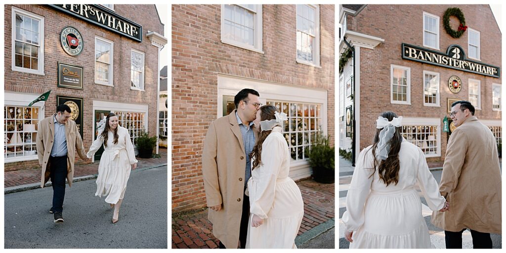 Newport winter engagement session