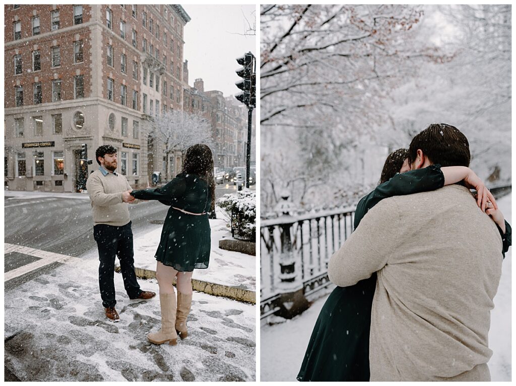 boston couples session in beacon hill